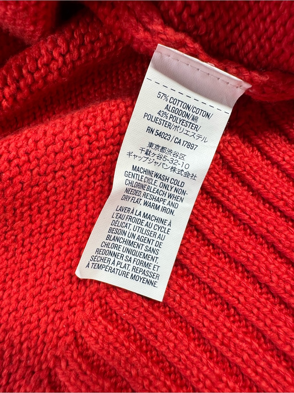 Old Navy Red Fair Isle Nordic Holiday Sweater Women’s L - Picture 6 of 10